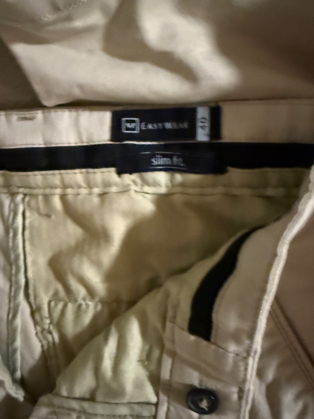 Classic Beige Cotton Chino Pants - Picture 3 of 7